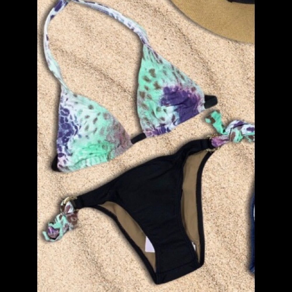 NWT Cia.Maritima Animal Print Top Bikini Set